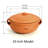 Ancient Cookware, Mexican Clay Flat Cazuela Pot, Large, 6 Quarts-79771221