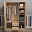 Maybery MDF & Particleboard Wardrobe-1036715091