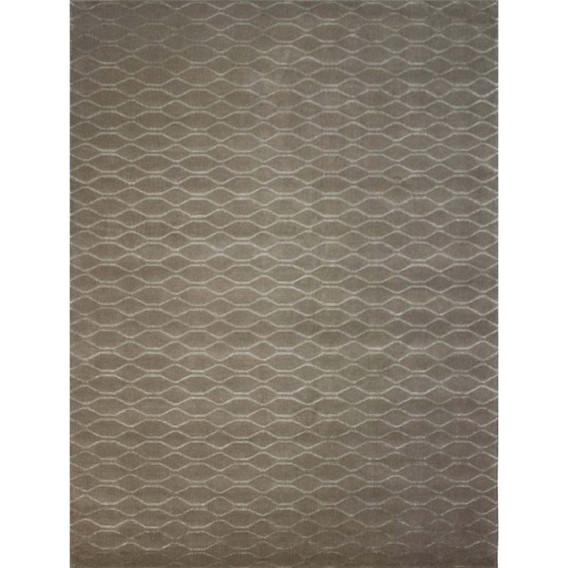 Tapis noué à la main de haute qualité, Rectangle 10 pi x 14 pi