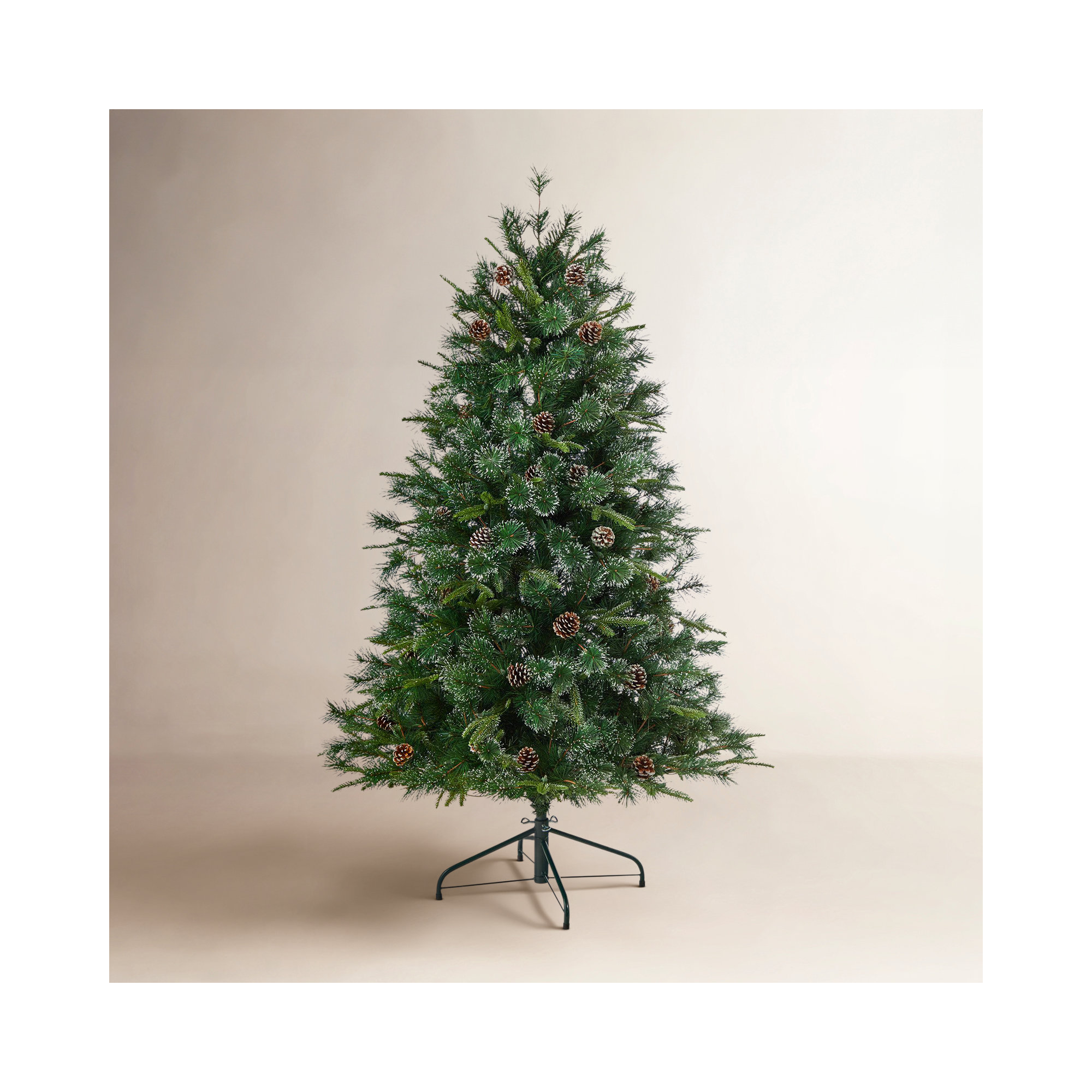 Lighted Artificial Christmas Tree, 4' H