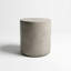 Table d'appoint cylindrique moderne d'extérieur en béton léger