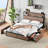 Wood Platm Bed With Drawers