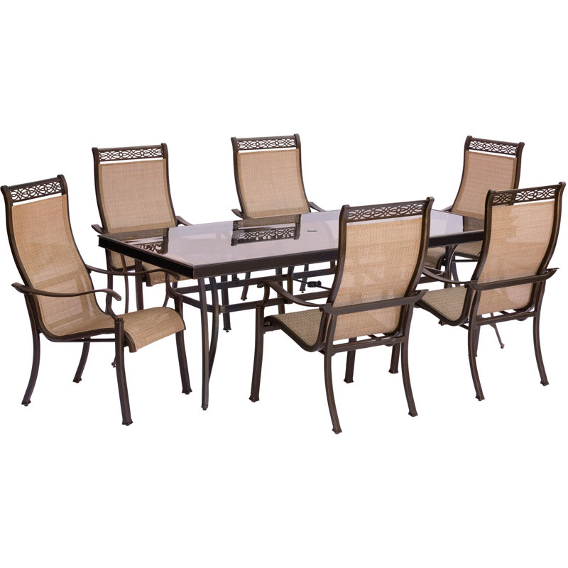 Alejando 6 - Person Patio Dining Set with Rectangular Table