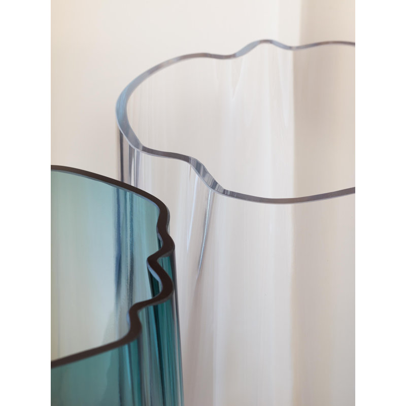 Lagoon Hurricane Candle Holder, 13.75" H x 7.75" W x 7.75" D, Clear