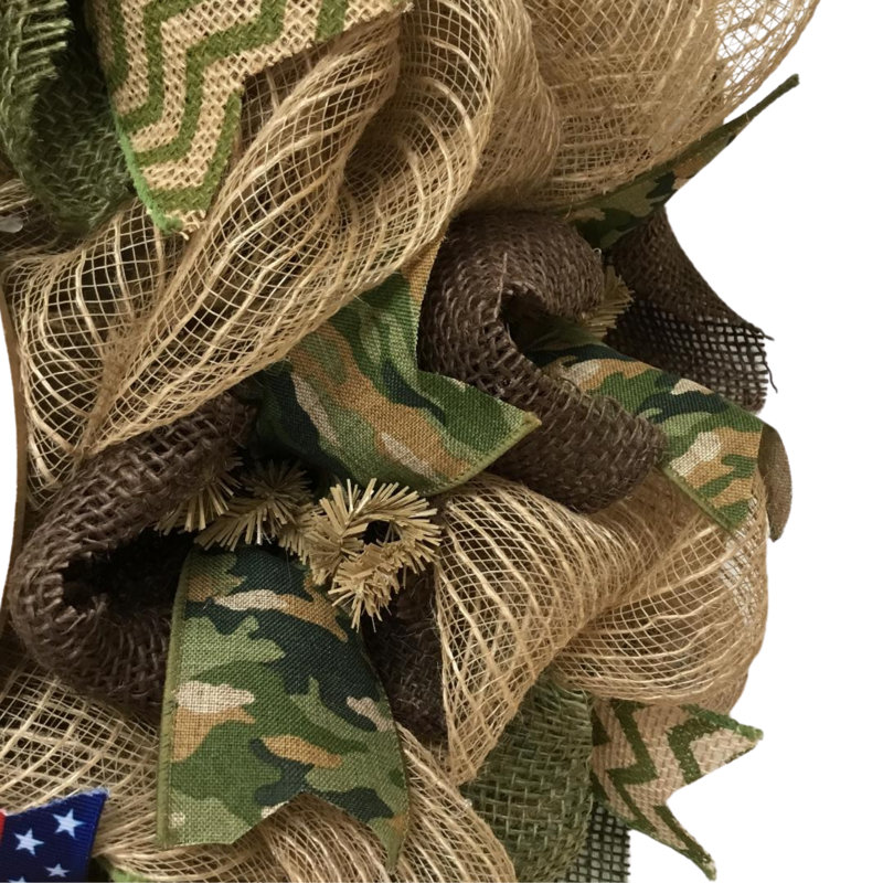 Army Inspired Soldier Appreciation Wreath