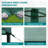 Serre Pop Up Green l 10 pi x P 10 pi