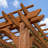Backyard Discovery Beaumont 10' x 10' Cedar Wood Outdoor Patio Pergola Kit with Trellis Roof and PowerPort