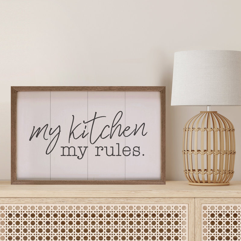 My Kitchen My Rules, H 5 po x l 8 po