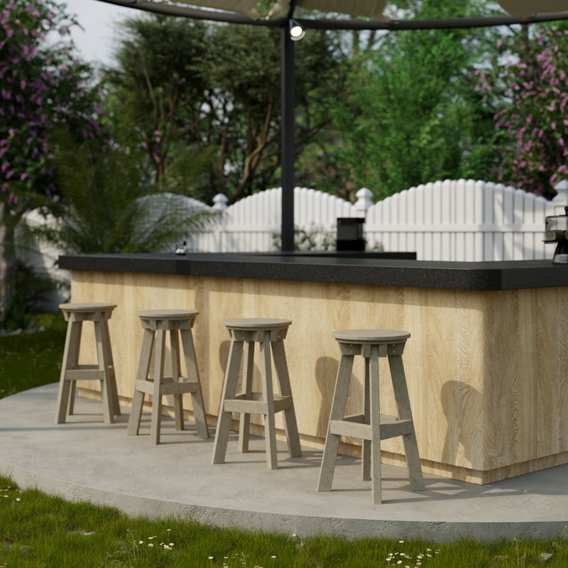 Tabouret Heritage, Bois patiné
