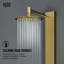 Gardenia 39" H X 4" W 2-Jet Shower System with Hand Wand - Requires existing shower head connection-98379235