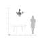 Muldoon 6 - Light Candle Style Chandelier