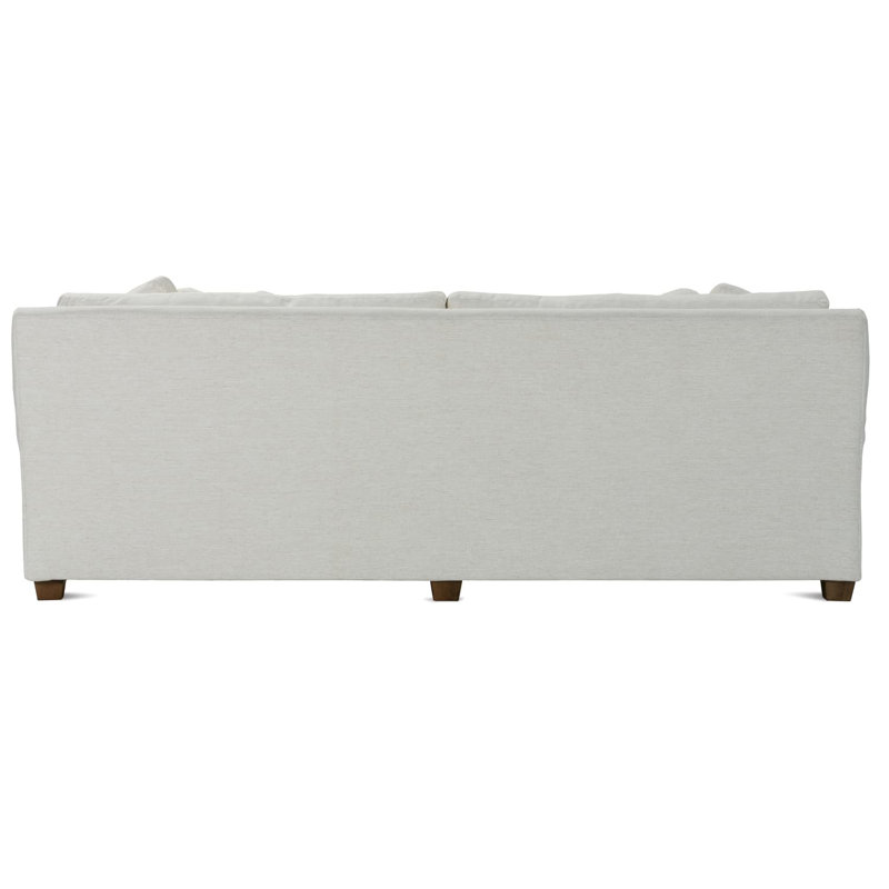 Bristol Sofa, Nomad Eggshell CryptonÂ® Chenille (102CR-79), 35" H x 98" W x 46" D, 3