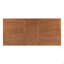 Ensemble de table de salle à manger 7 pièces en bois massif pour table de salle à manger extensible de 6 à 58 à 76 po avec 6 chaises rembourrées à dossier ovale, table de cuisine de ferme et ensemble de chaises pour salle à manger, noyer