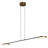 Torino 39-in Integrated LED Height Adjustable ETL Certified Pendant Light with Rotating LED Disks
