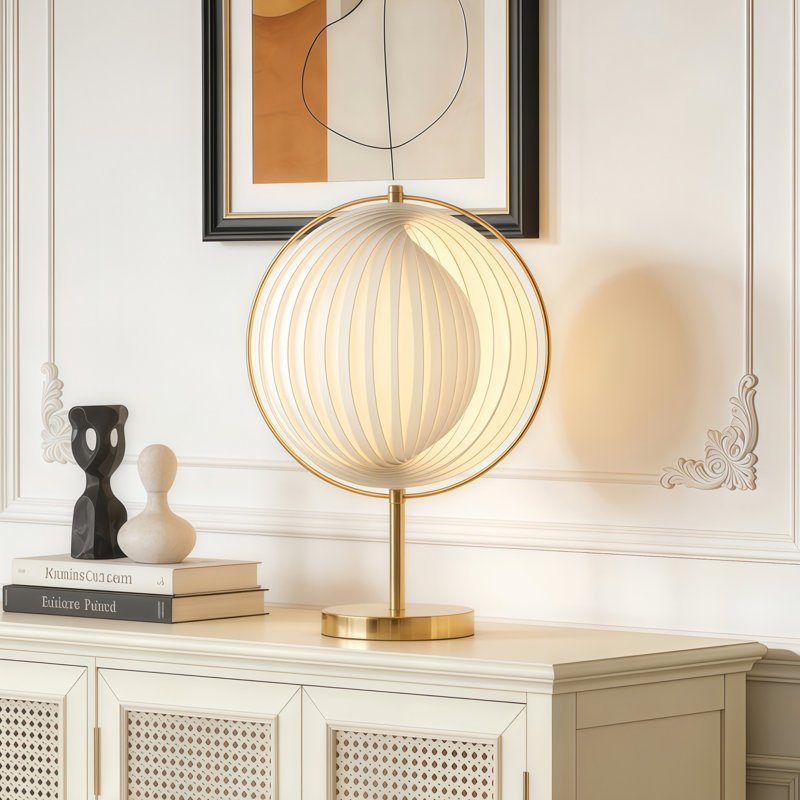 Lampe de table transformable en acrylique 11,8 po, fer moderne et lampe pliante en acrylique pour le salon de la chambre à coucher