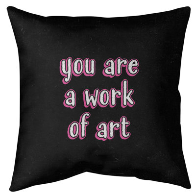 Coussin de sol œuvre d’art