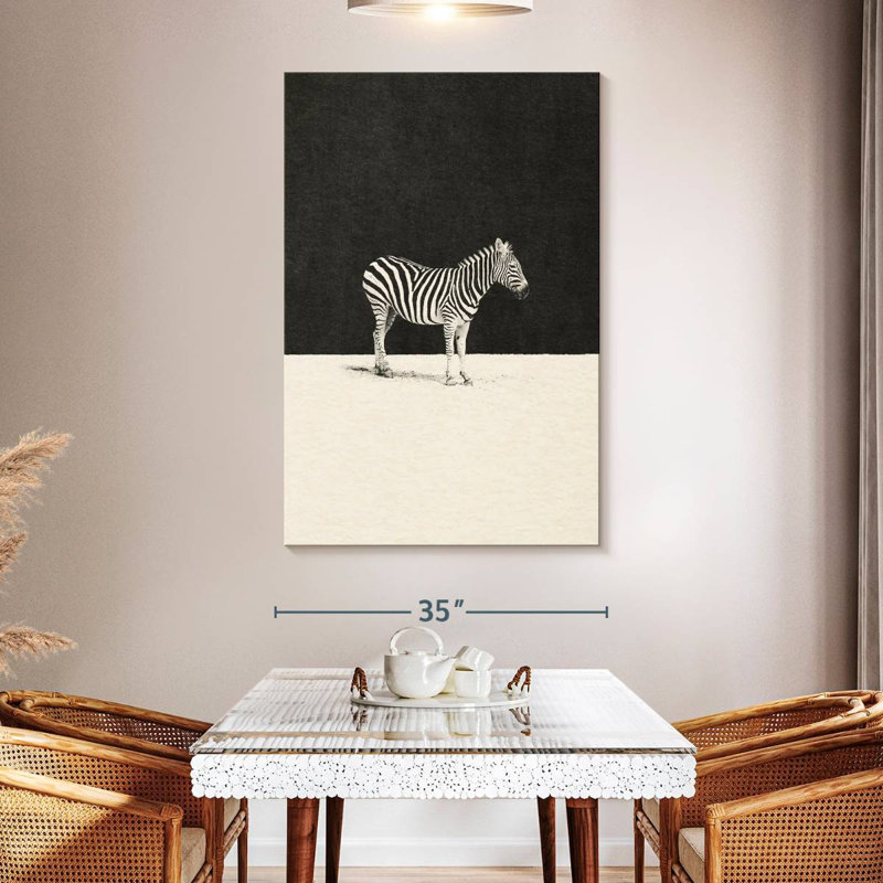 Brampt Camouflage Zebra, 51" H x 34" W