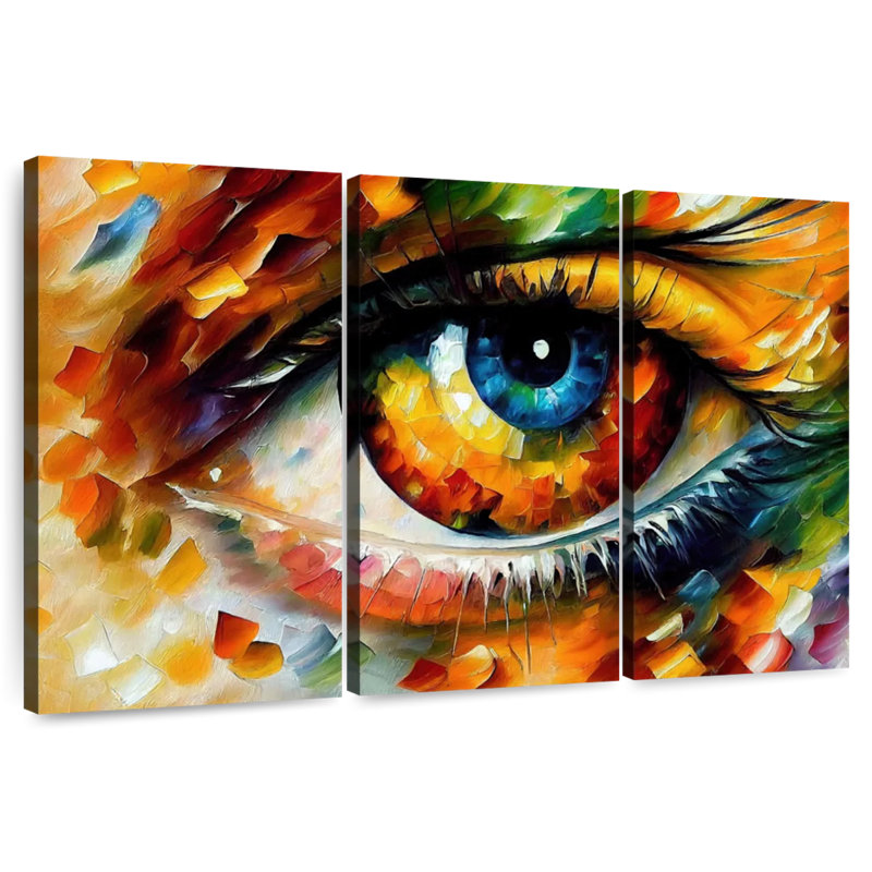 Leisha Eye I, 42" H x 65" W