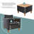 Antun Acacia 2 - Person Patio Conversation Set with Cushions-207667330