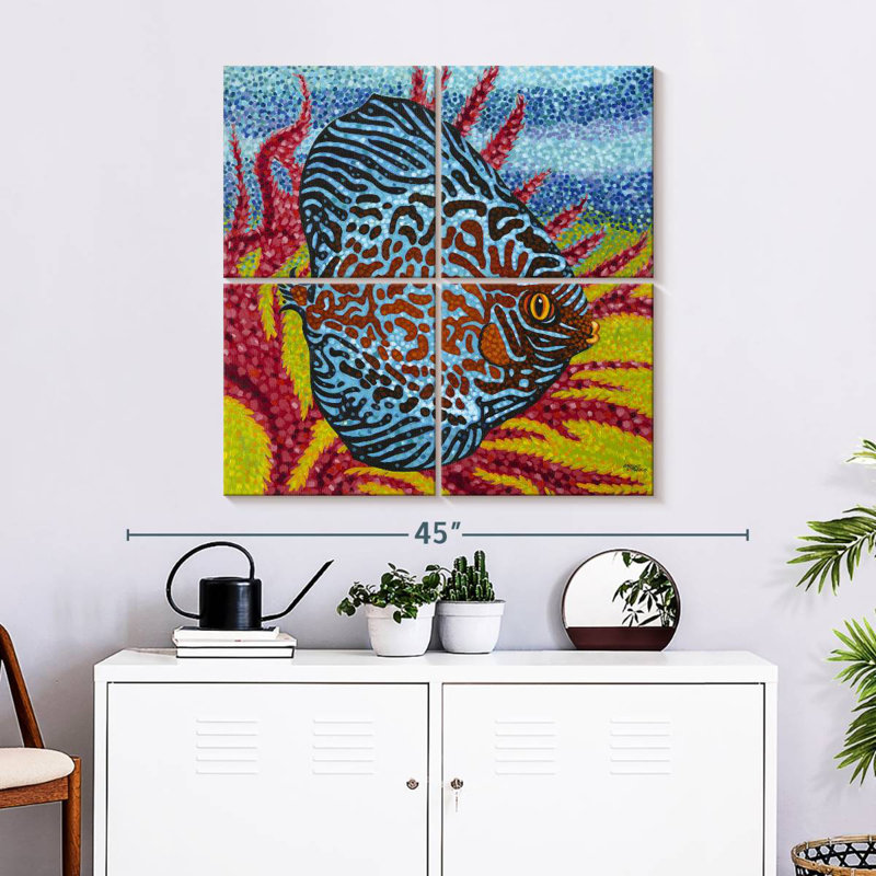 Brampt Brilliant Tropical Fish II, 32'' H x 32'' W