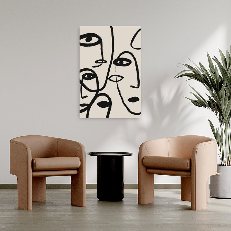 Art contemporain contemporain abstrait, H 36 po x l 24 po