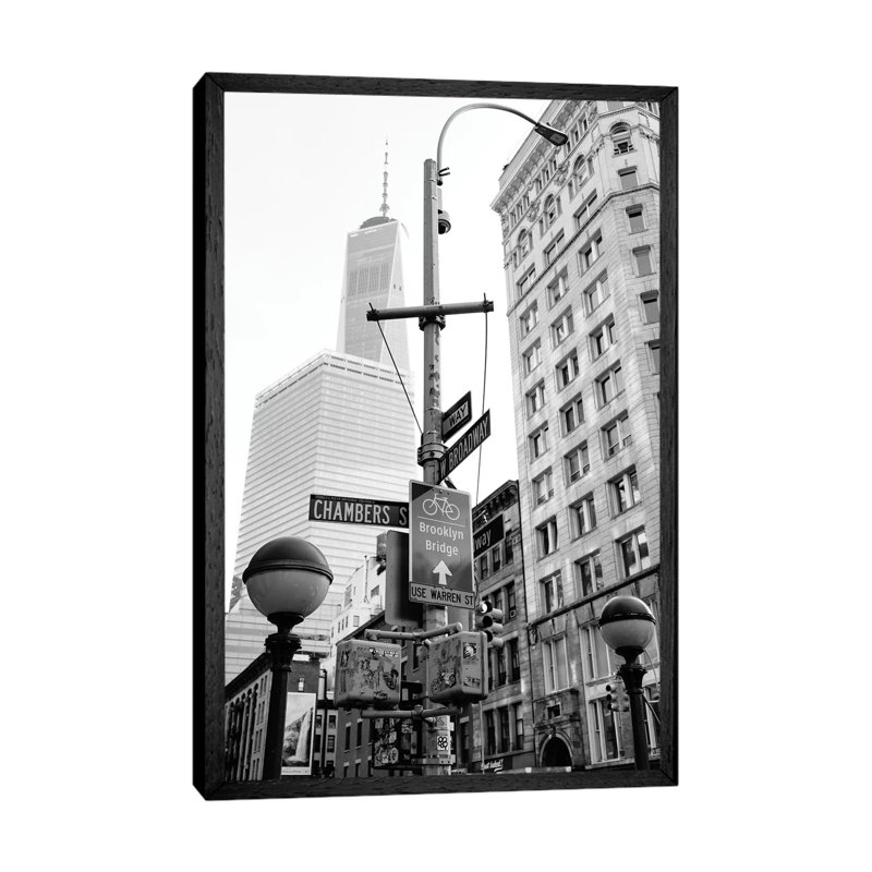 Tribeca by Bethany Young - Print on Canvas, 101.6cm H x 66.04cm W x 3.81cm D, Black Framed