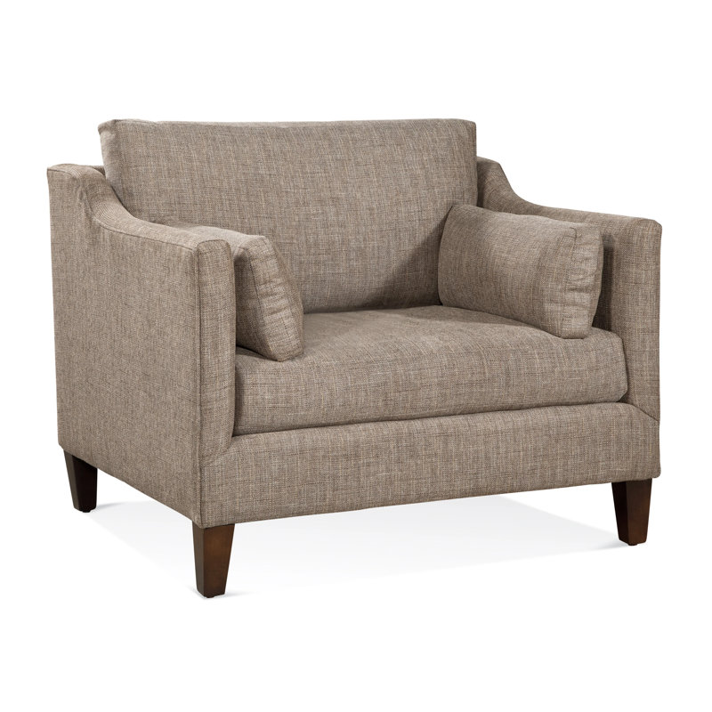 Liam Upholstered Armchair, Black, Blue Chenille/Velvet Solid, 0809-63