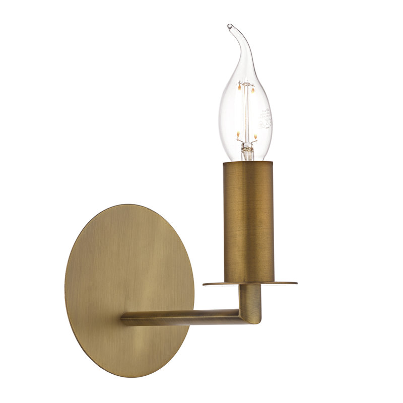 Catlin Candle Wall Light, Bronze