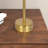 LED Table (Desk) Lamp, Gold Brass, Chargeable USB, Touch Switch