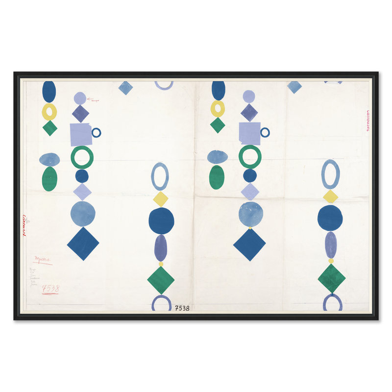 Carrousel Print by Paule Marrot Soicher Marin, Black Framed