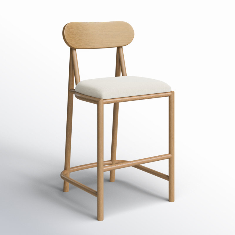 Traver Modern Bar Stool, Bar Stool ( 44" Height)