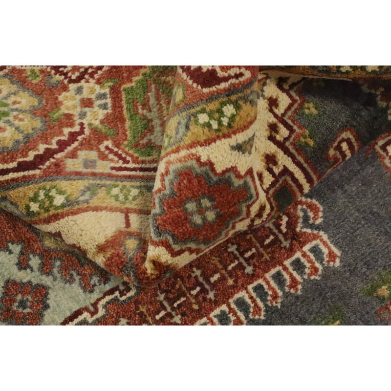Geometric  Handmade Area Rug 6x9