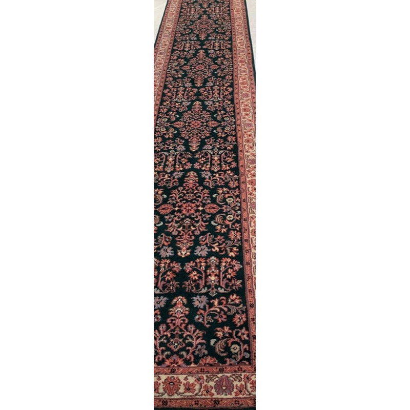 Wool Oriental Area Rug in Green
