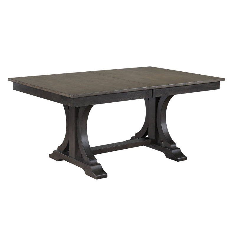 Quirion Upholstered Extendable Solid Wood Dining Set, 5 Pieces: Table, 4 Chairs