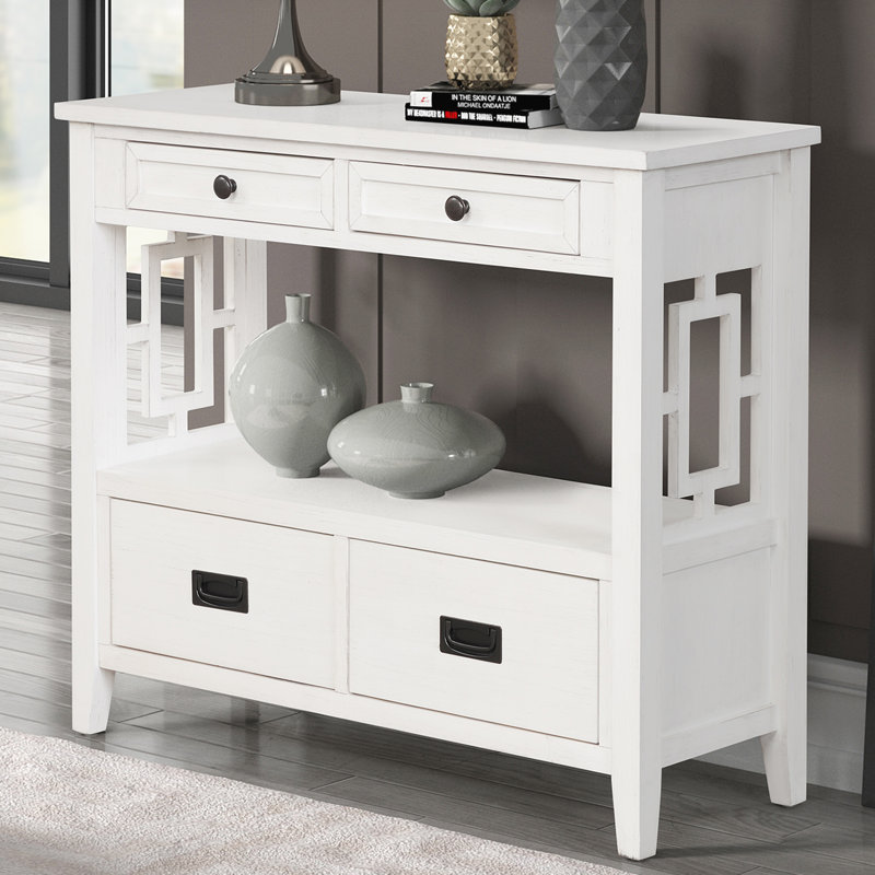 Sarthe 36'' Console Table, White