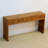 65.35" Brown Rectangular Solid Wood Console Table