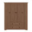 Armoire penderie 4 portes avec 2 tiroirs-1038355577