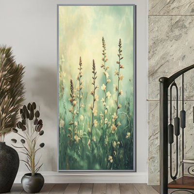 Art sur toile, "Green Country Wildflowers Dream"