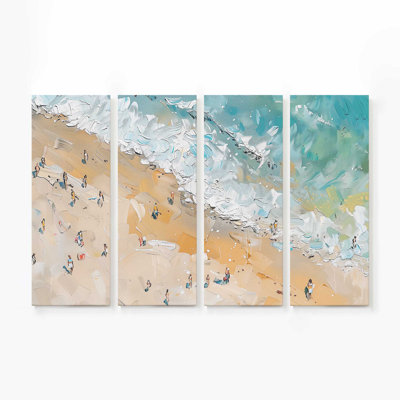 Sérénade sablonneuse | Impression sur toile 4 panneaux