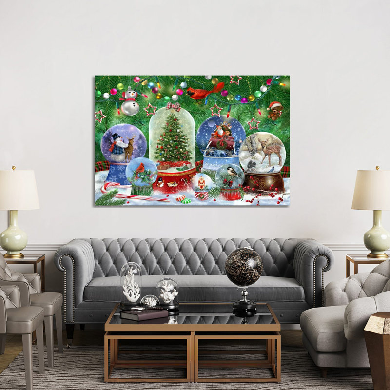 Magie de Noël II, reproduction d'art sur toile tendue, H 40 po x l 60 po, Toile tendue, Ne s’applique pas