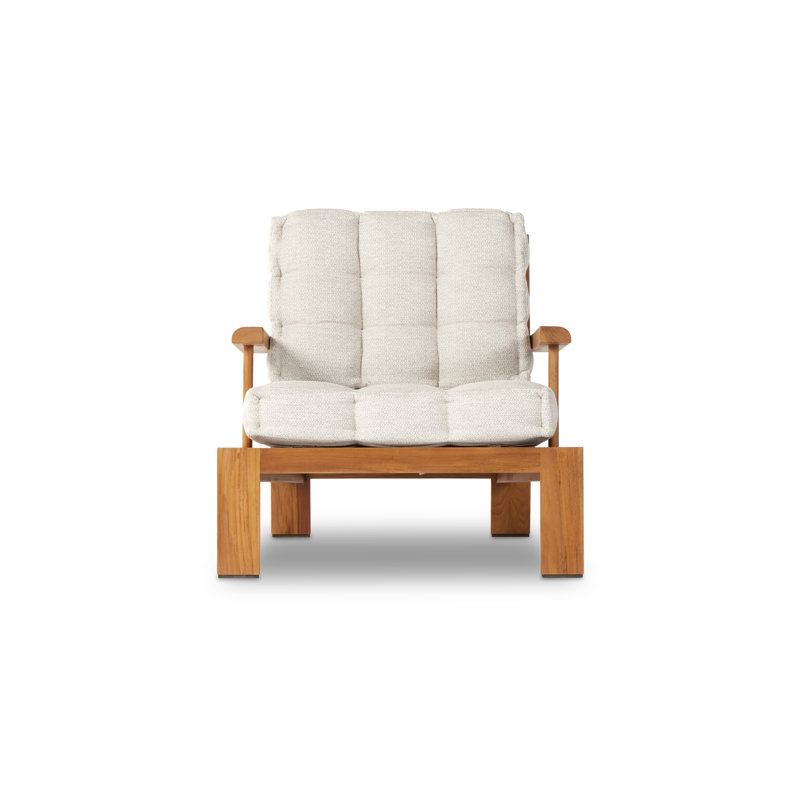 Beck Outdoor Teak Lounge Chair