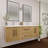 Victoria 58.9 " W Wall Mounted Wall Mounted 2 Double Single Vanity Bathroom Vanity With Acrylic Top-97880889