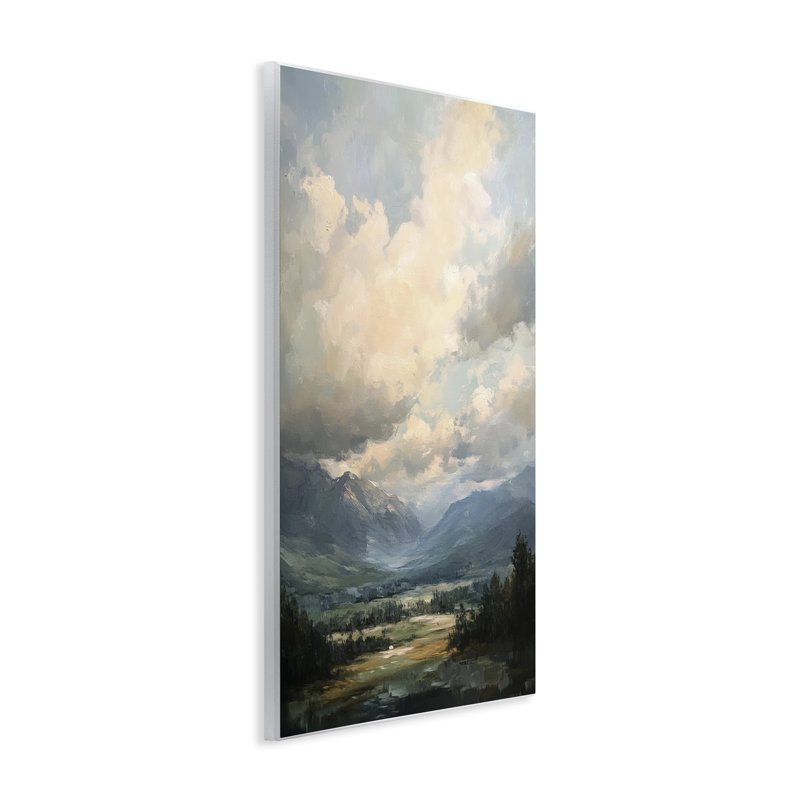 Plaque murale divisée divisée «Splits ciel», par Petal Prints Design, H 19 po x l 13 po