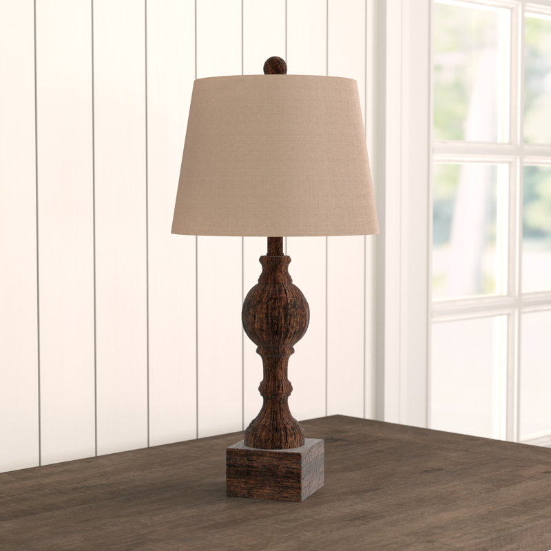 Ensemble de lampes de table 27 po Roxann, Brun, Gruau