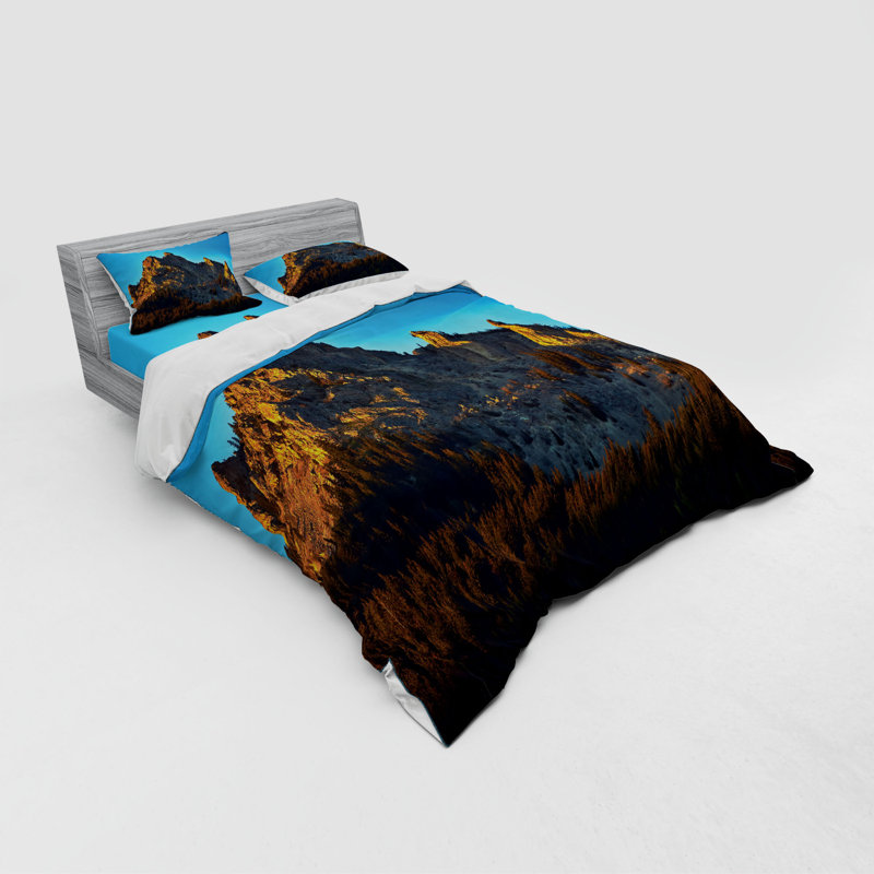 Rustic Polyester Duvet Cover, Queen Duvet Cover + 3 Additional Pieces