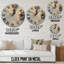 Horloge murale moderne de luxe avec art abstrait I-395822542-350664229