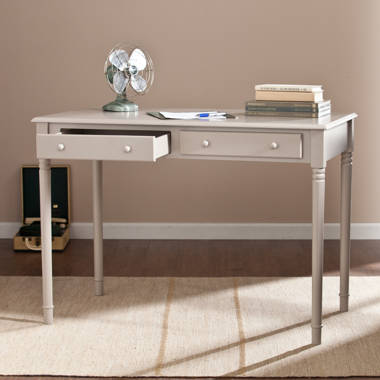 Shop Tabitha Solid Wood Desk with 1 Drawer and turned legs Natural, Desks