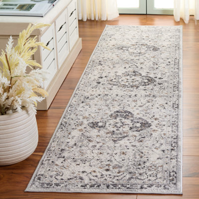 Tapis oriental ivoire / gris Cathia