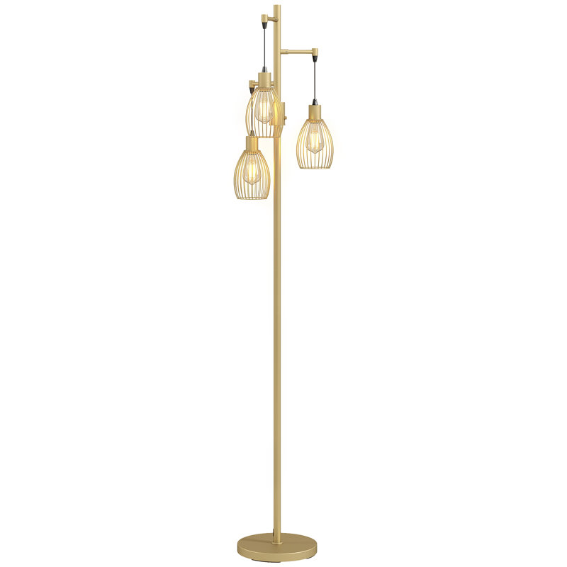 Floor Lamp, Gold
