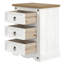 Mauldin 3 Drawer Bedside Table-123415022